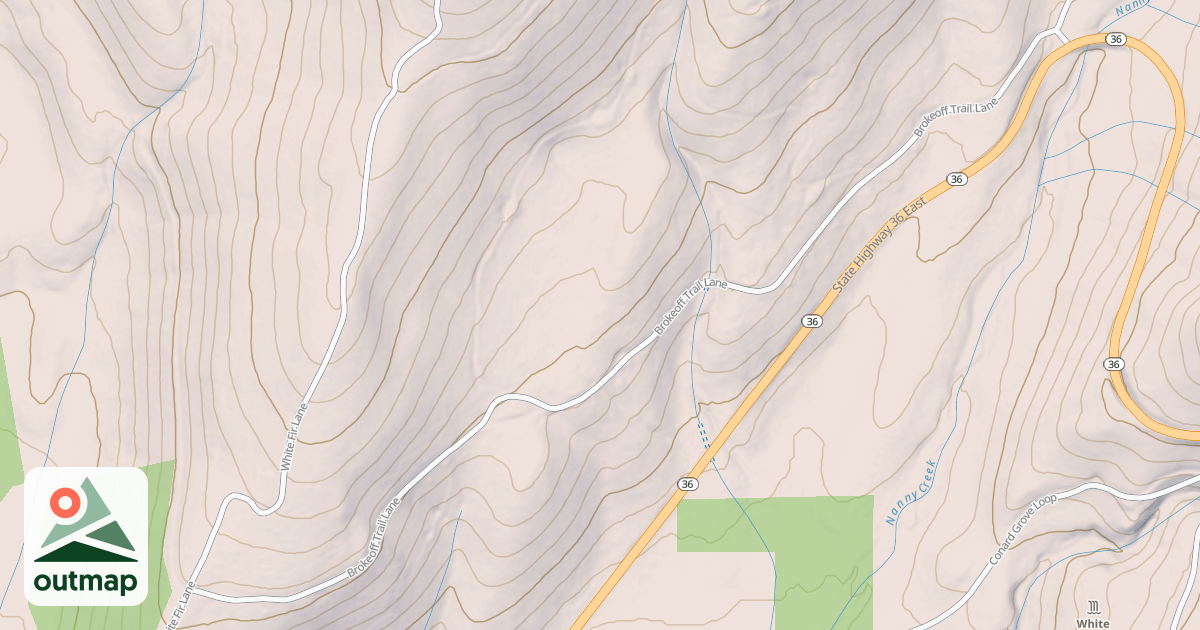 Map of MARTIN CREEK