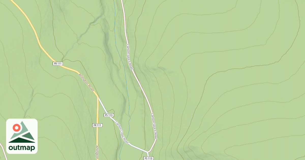 Map of CARLSON SPUR E