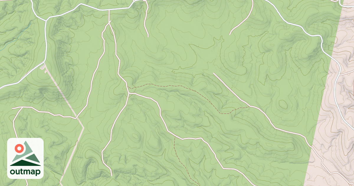 Map of KNOX BRANCH WEST