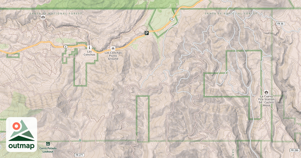 Map of PERALTA CANYON