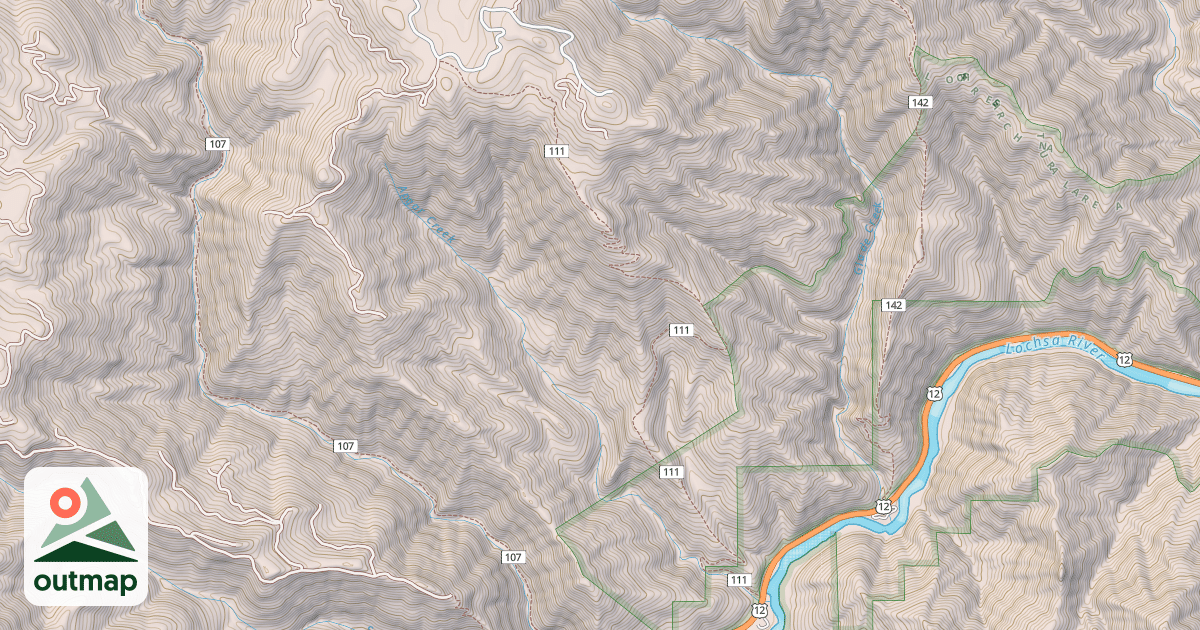 Map of APGAR CREEK