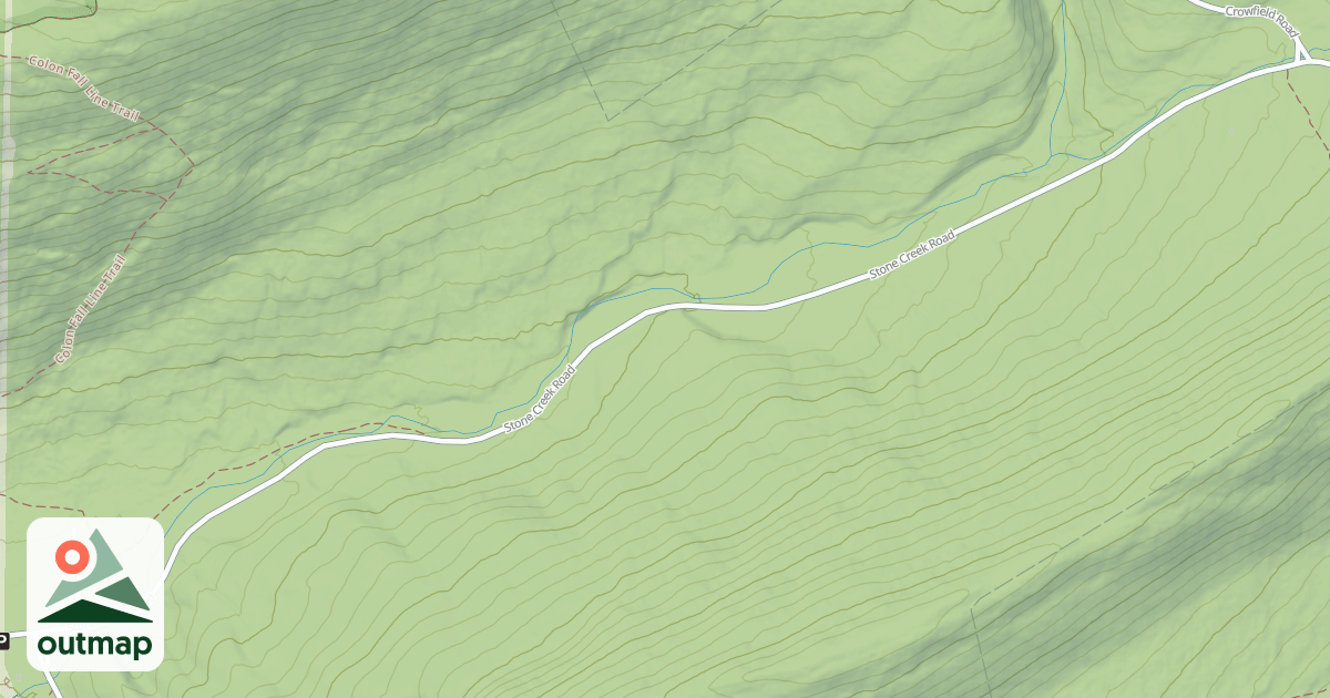 Map of Rothrock State Forest Seven Mountains Snowmobile Trails