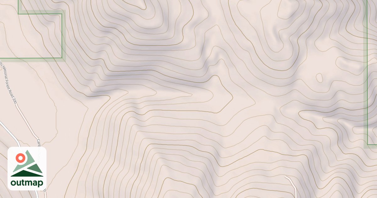 Map of Petterson Canyon