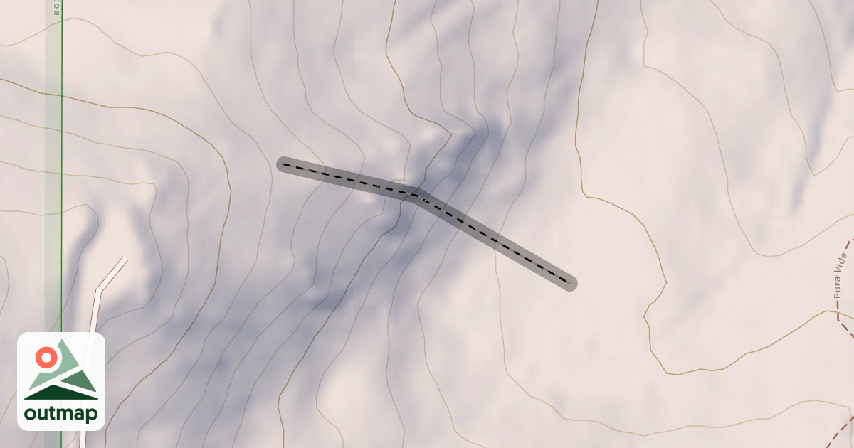 Map of La Bamba Cliffs