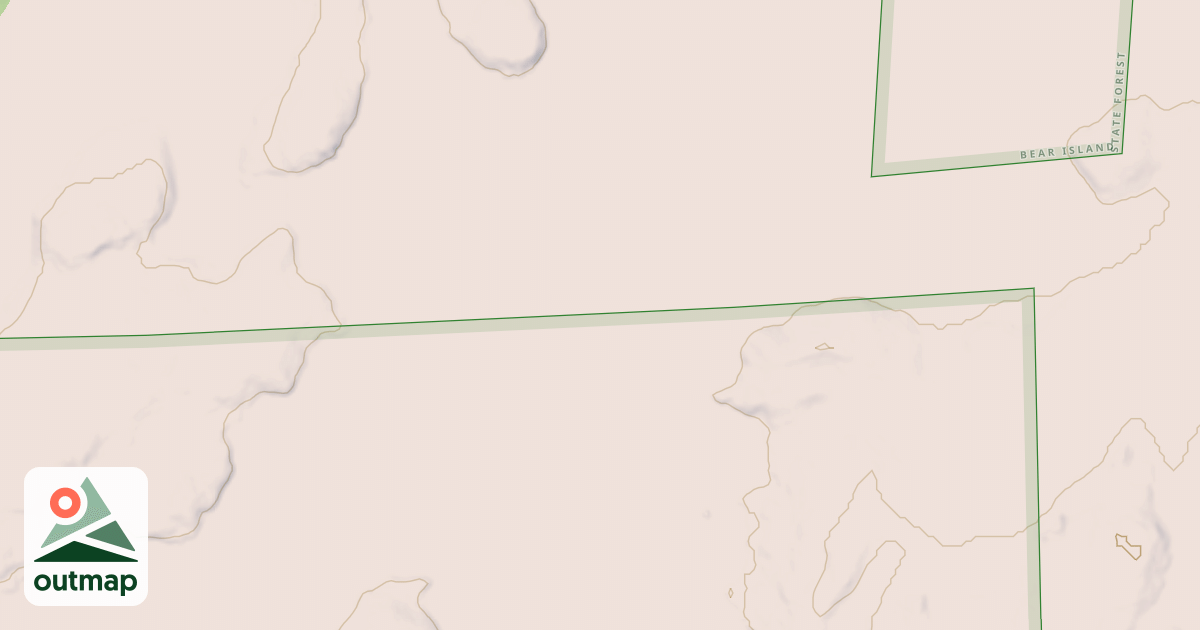 Map of Kawishiwi Triangle Black Spruc