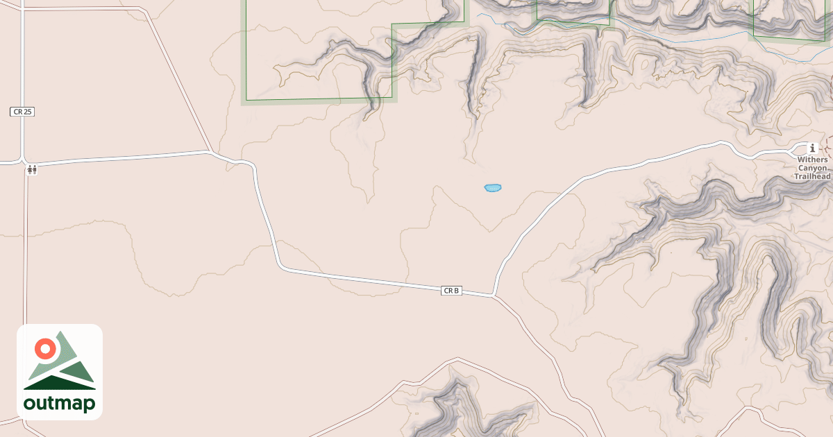 Map of WITHERS CANYON