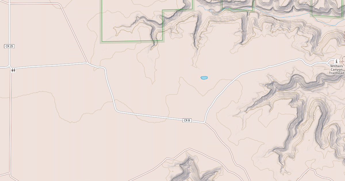Map preview of WITHERS CANYON