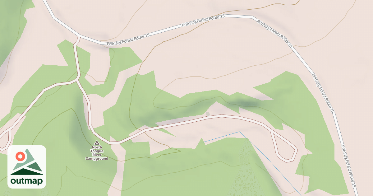 Map of NORTH TONGUE C.G.