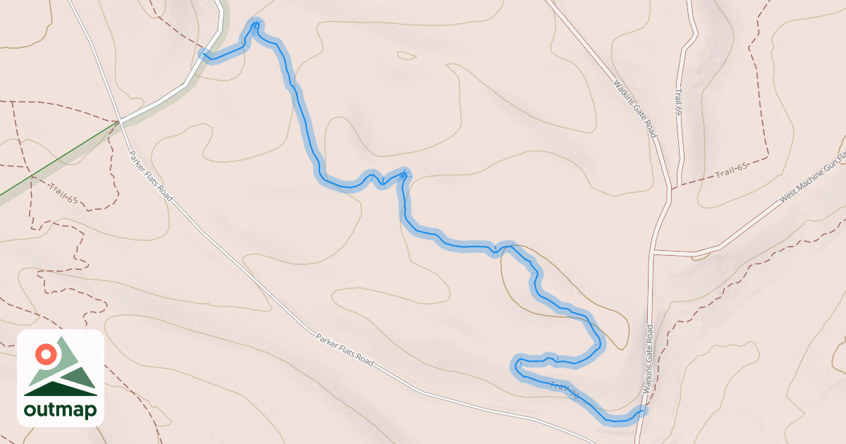 Map of Trail 70