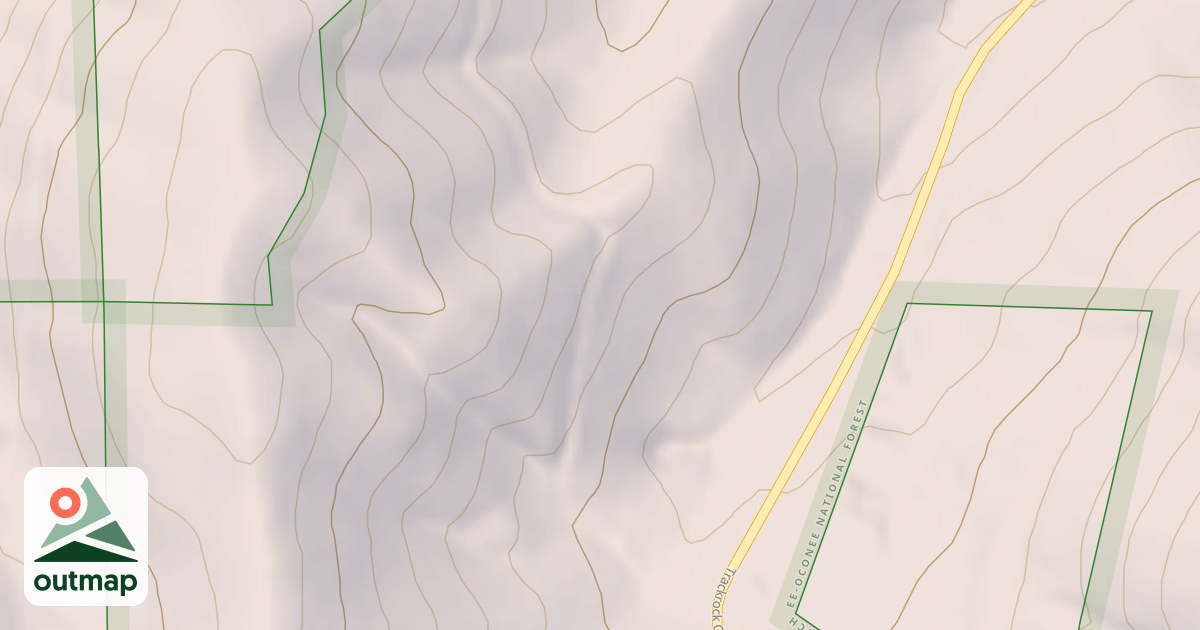 Map of TRACKROCK GAP