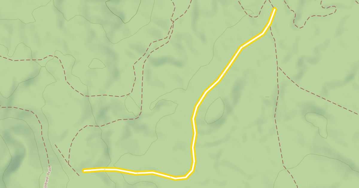 Map preview of North End Ski Trail