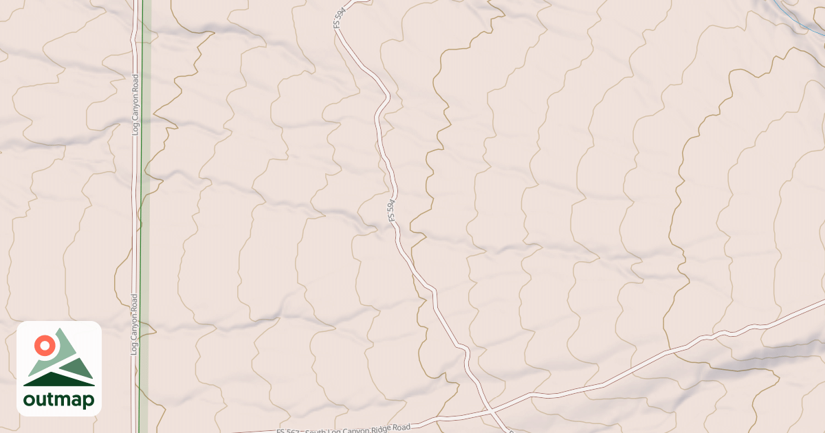 Map of LOG CANYON WATER TANK