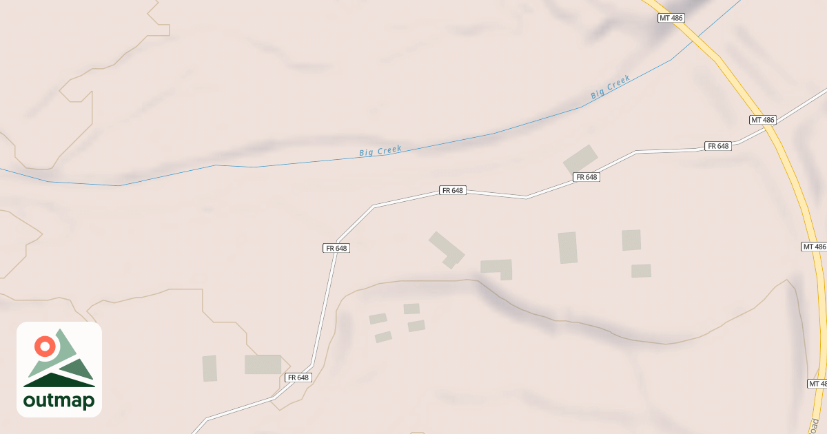 Map of BIG CREEK WORK CENTER