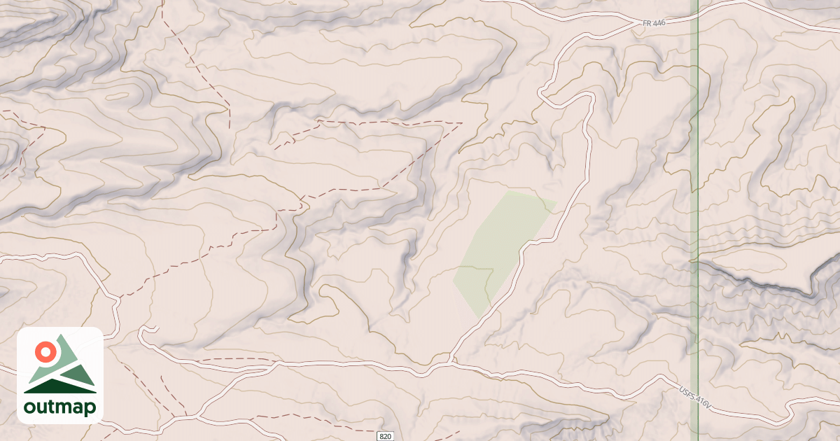 Map of USFS Motor Vehicle Use Map Roads {090FF158-A61C-4FF2-ADAC-55563EEB9343}