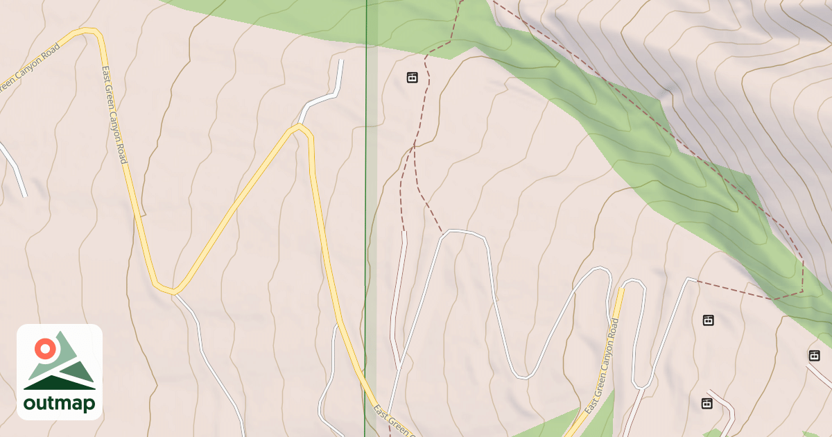 Map of North Boundary Trail