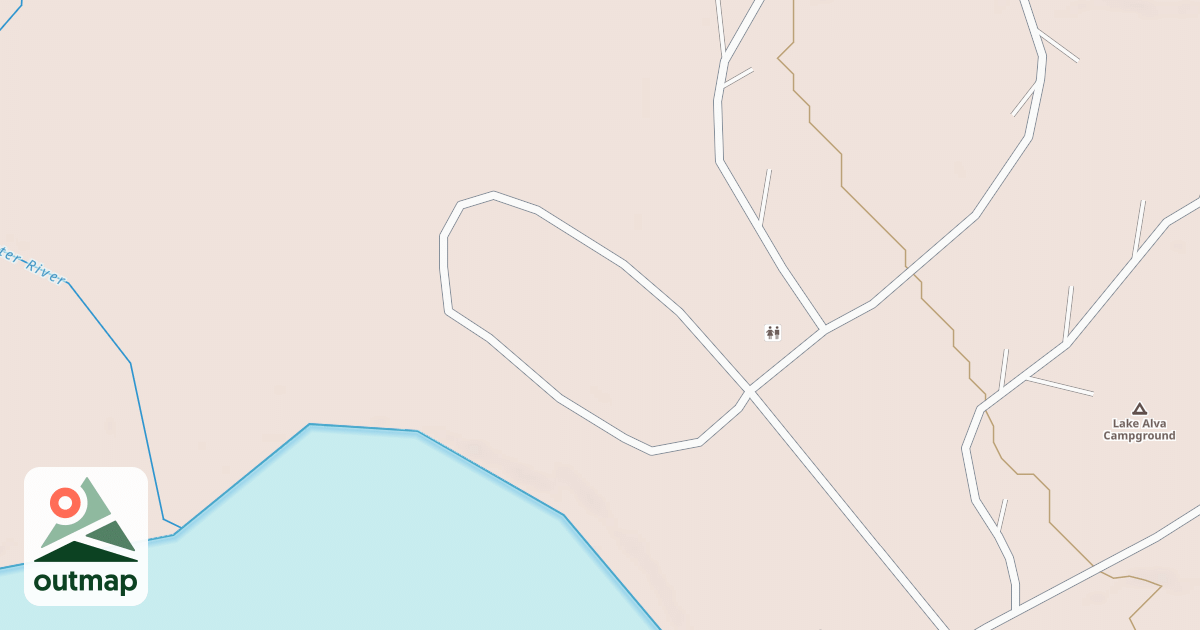 Map of LAKE ALVA CAMP LOOP C