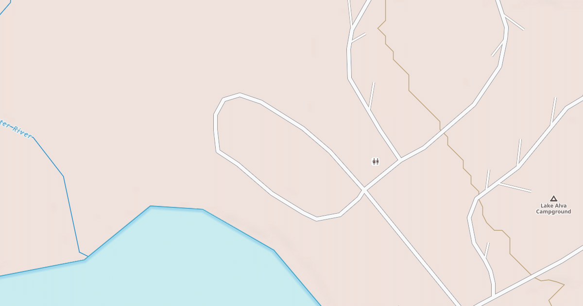 Map preview of LAKE ALVA CAMP LOOP C