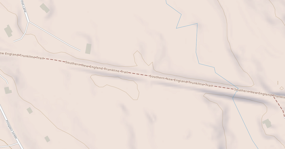 Map preview of Southern New England Trunkline Trail