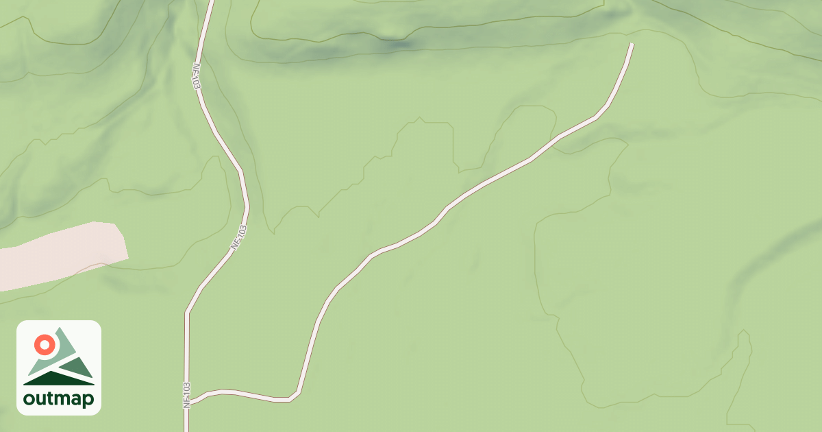 Map of USFS Motor Vehicle Use Map Roads {29F15A04-68F4-4B0B-A948-8BD983B9602D}