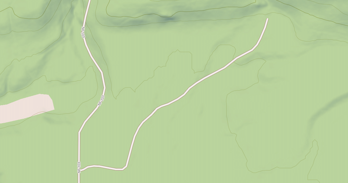 Map preview of USFS Motor Vehicle Use Map Roads {29F15A04-68F4-4B0B-A948-8BD983B9602D}