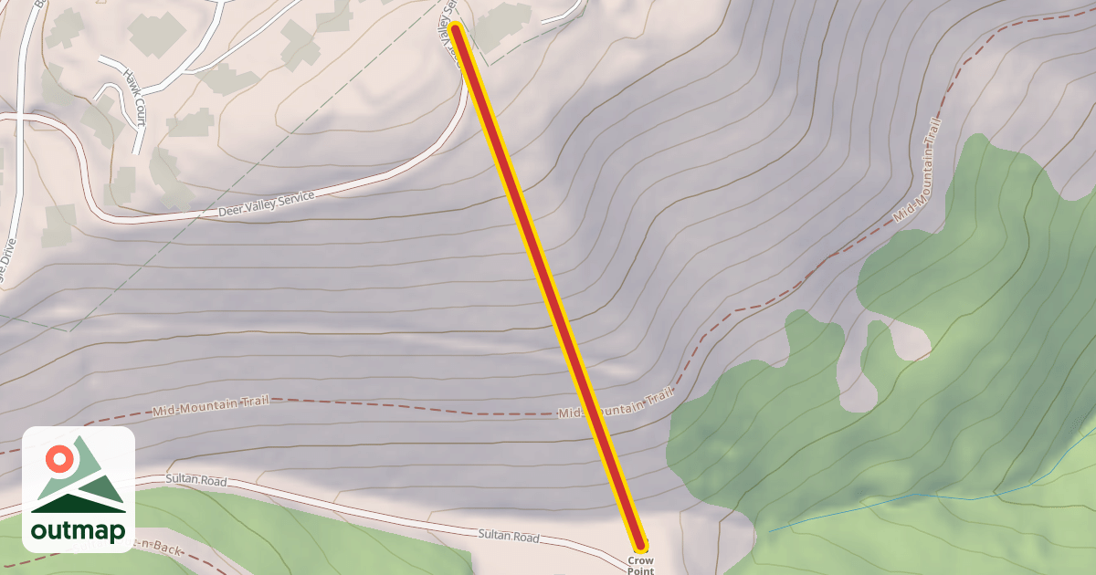 Map of Crown Point