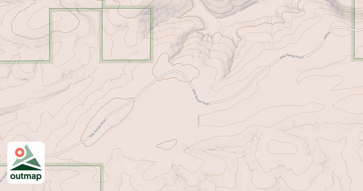 Map of POST MOUNTAIN