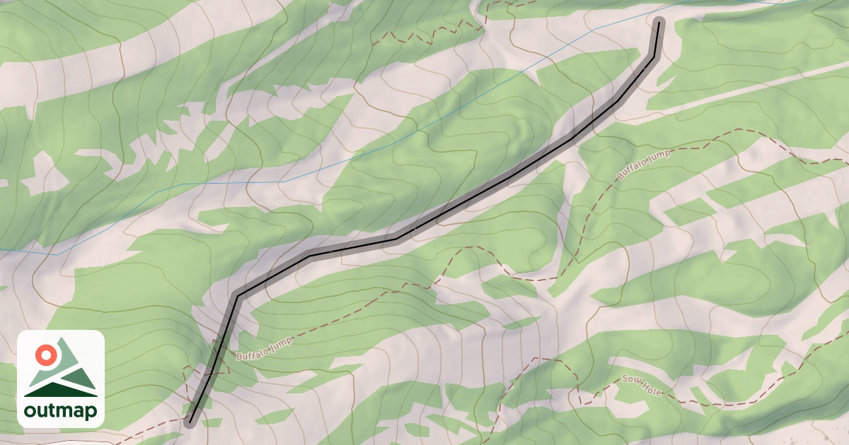 Map of Buffalo Jump