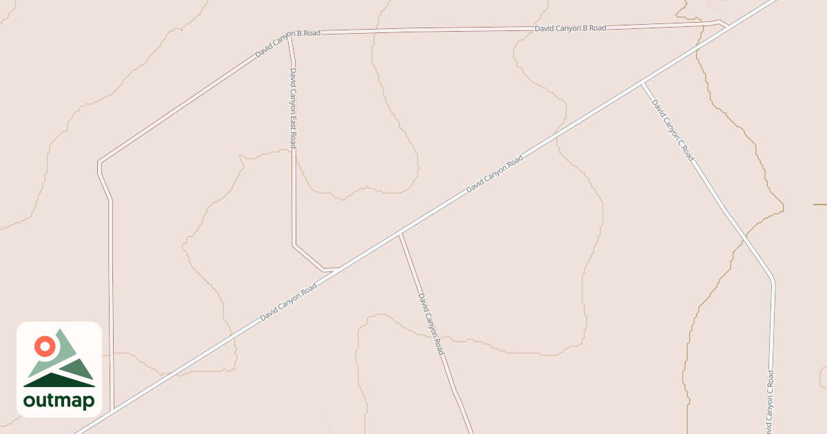 Map of DAVID CANYON B