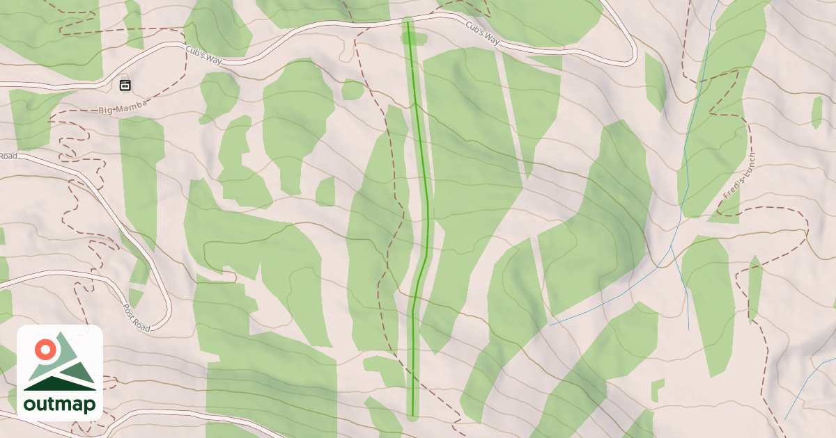 Map of Ski School Ledges