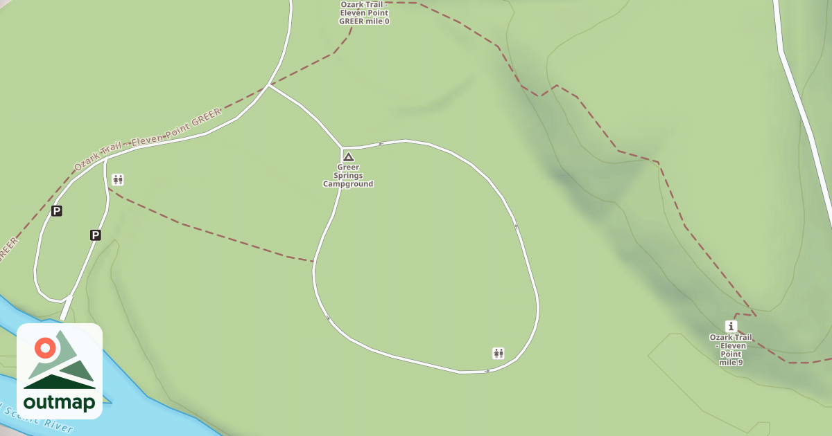Map of GREER RECREATION AREA SPUR A
