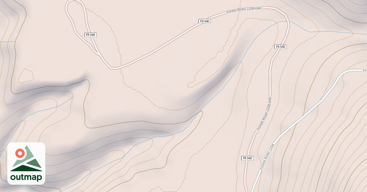 Map of JOE CREEK PIT ACCESS TO 806 TR