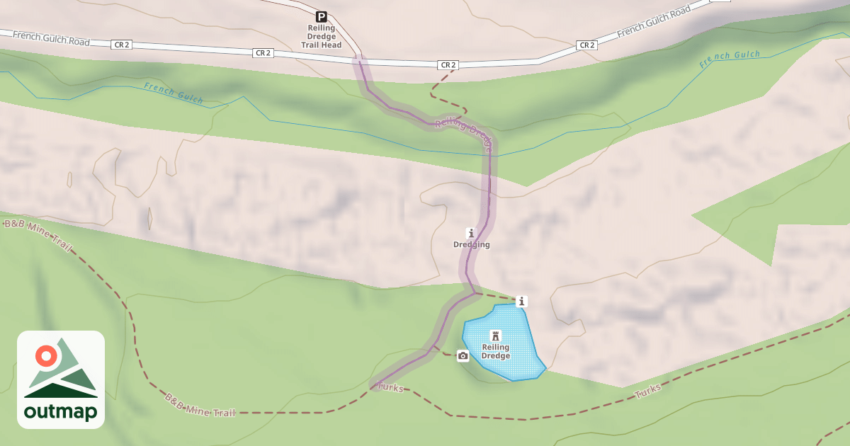 Map of Reiling Dredge