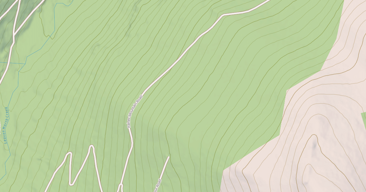Map preview of PAINES MOUNTAIN