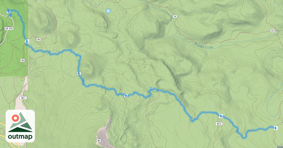 Map of Flagline Trail #41