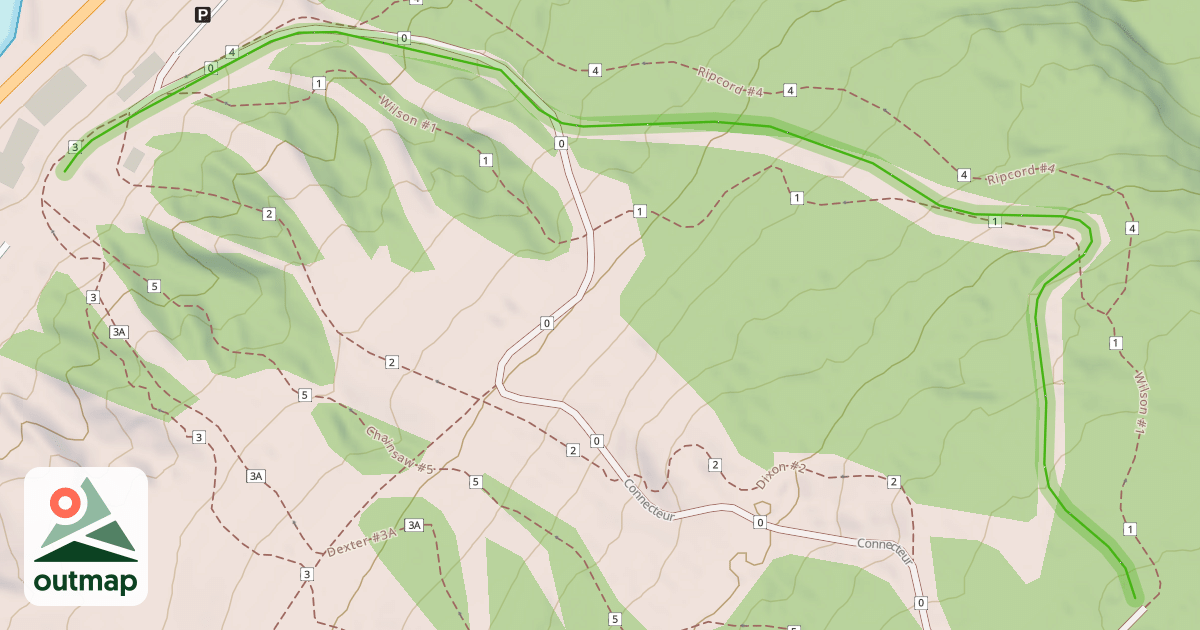 Map of 1-Lévesque