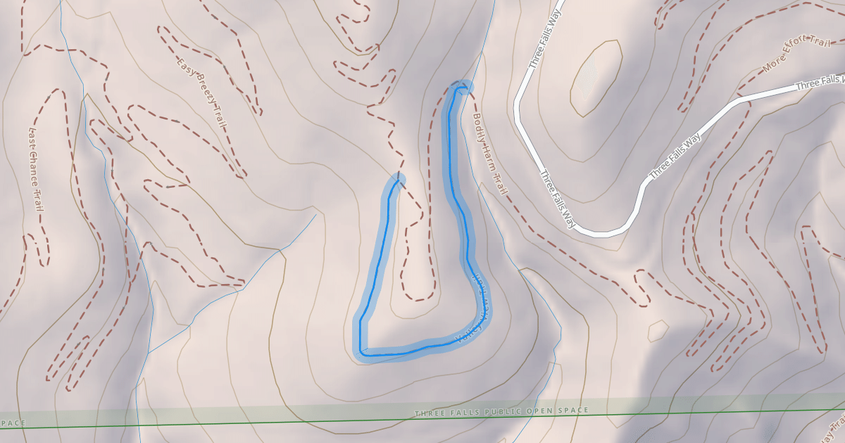 Map preview of Valley View Trail