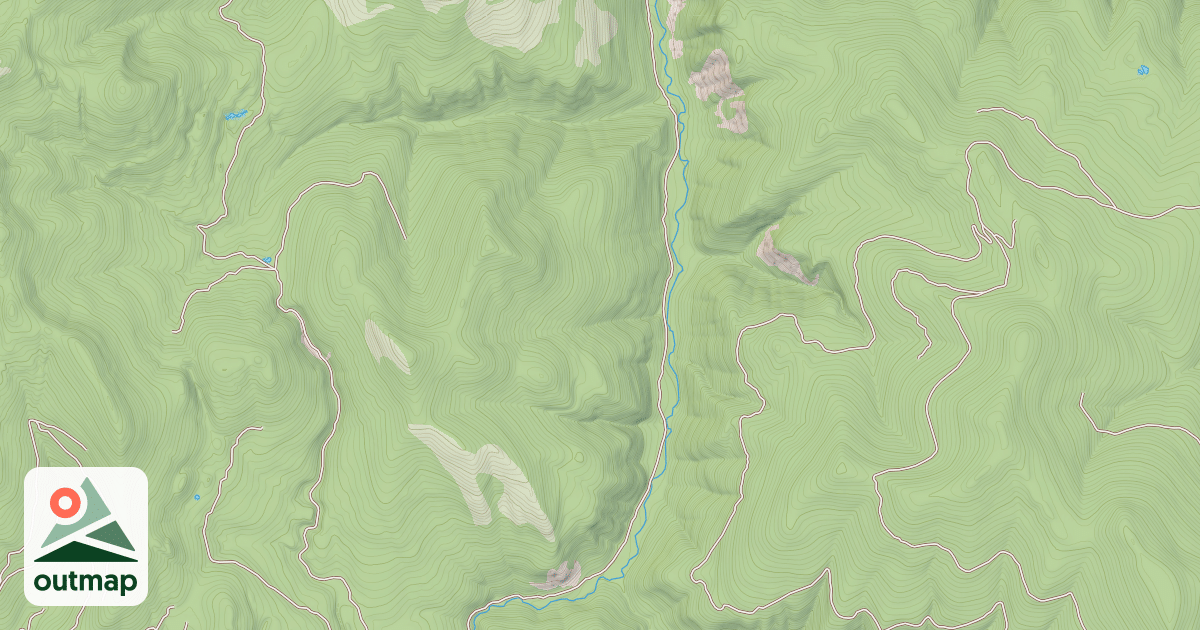 Map of East Pipe/big Creek  Snowmobl