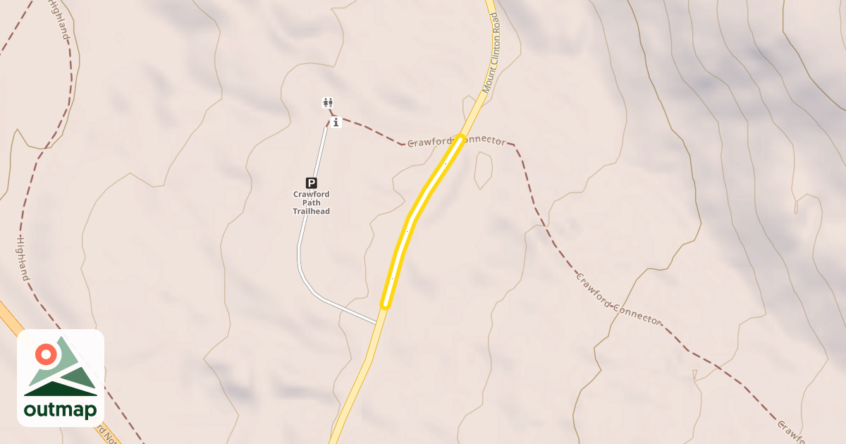 Map of Mount Clinton Road