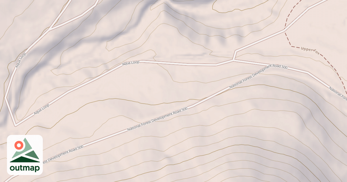 Map of LITTLE WOLF D