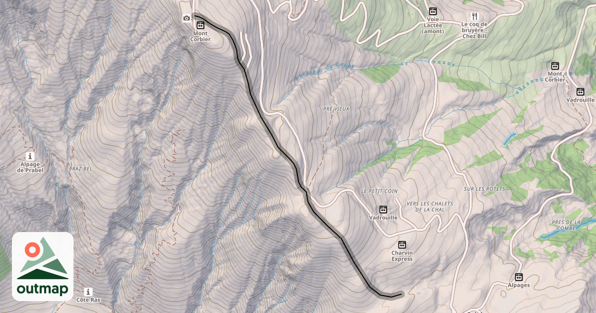 Map of Chardon