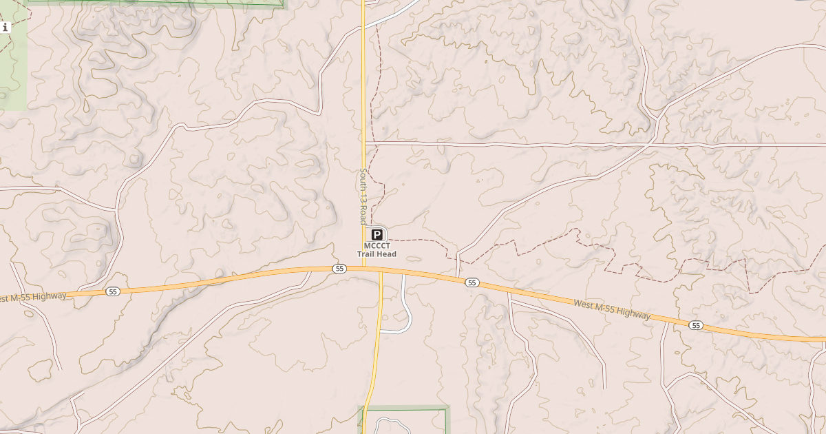 Map preview of Caberfae Way Smt Dnr638