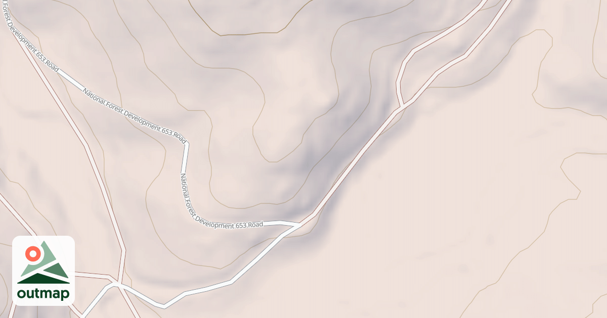 Map of SPUR 653K