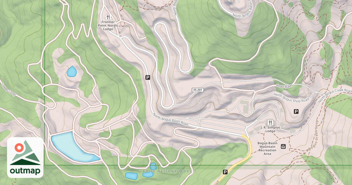 Map of BOGUS BASIN