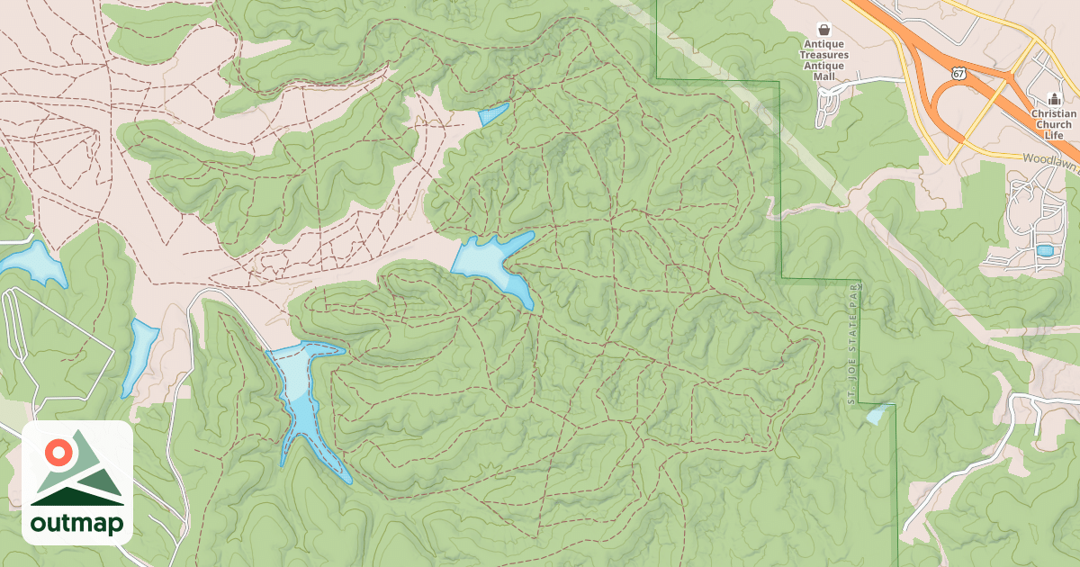 Map of Orv Trail System