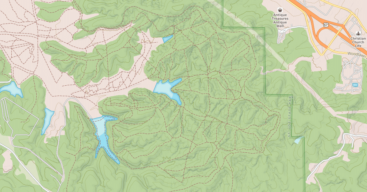 Map preview of Orv Trail System