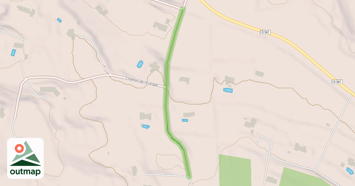 Map of Chemin des Gardis