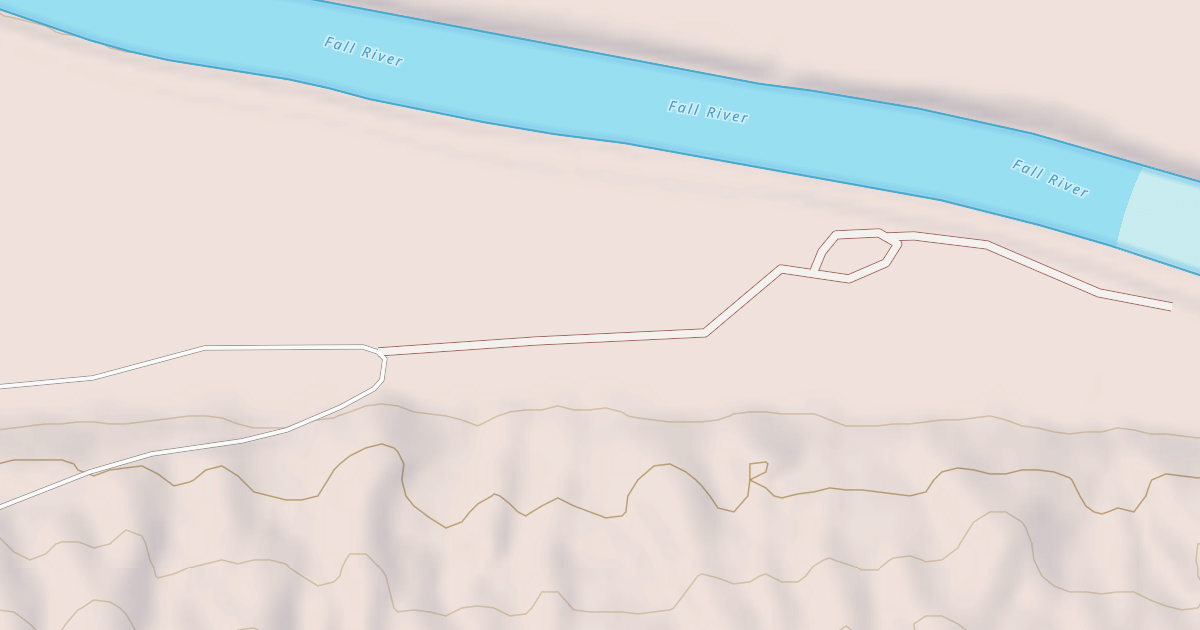 Map preview of SOUTH FORK FALL RIVER SPUR 1