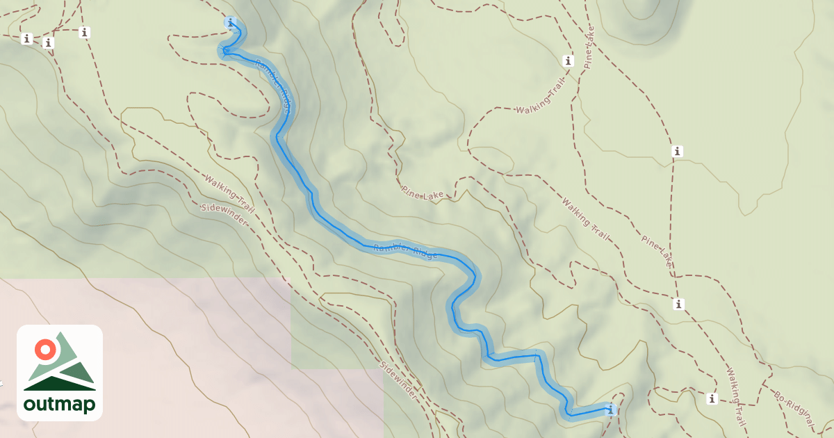 Map of Rambler Ridge