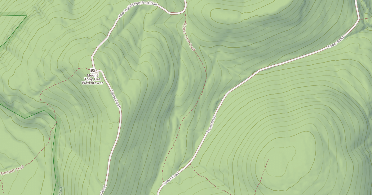 Map preview of Upper Link Trail