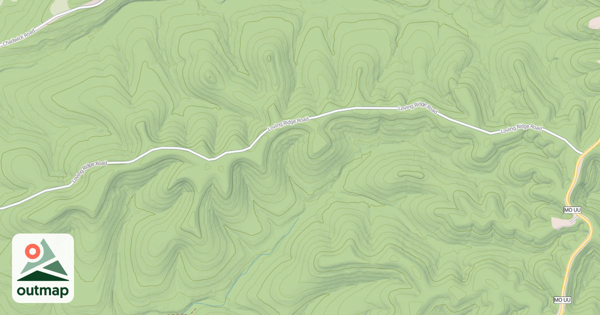 Map of LOVING RIDGE